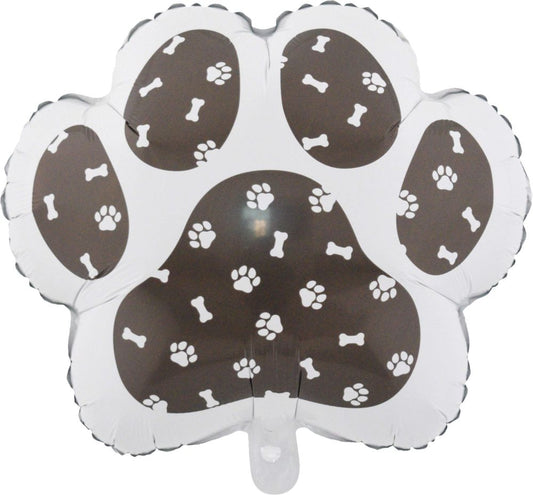Dog Paw Shape Black Jumbo Foil Balloon