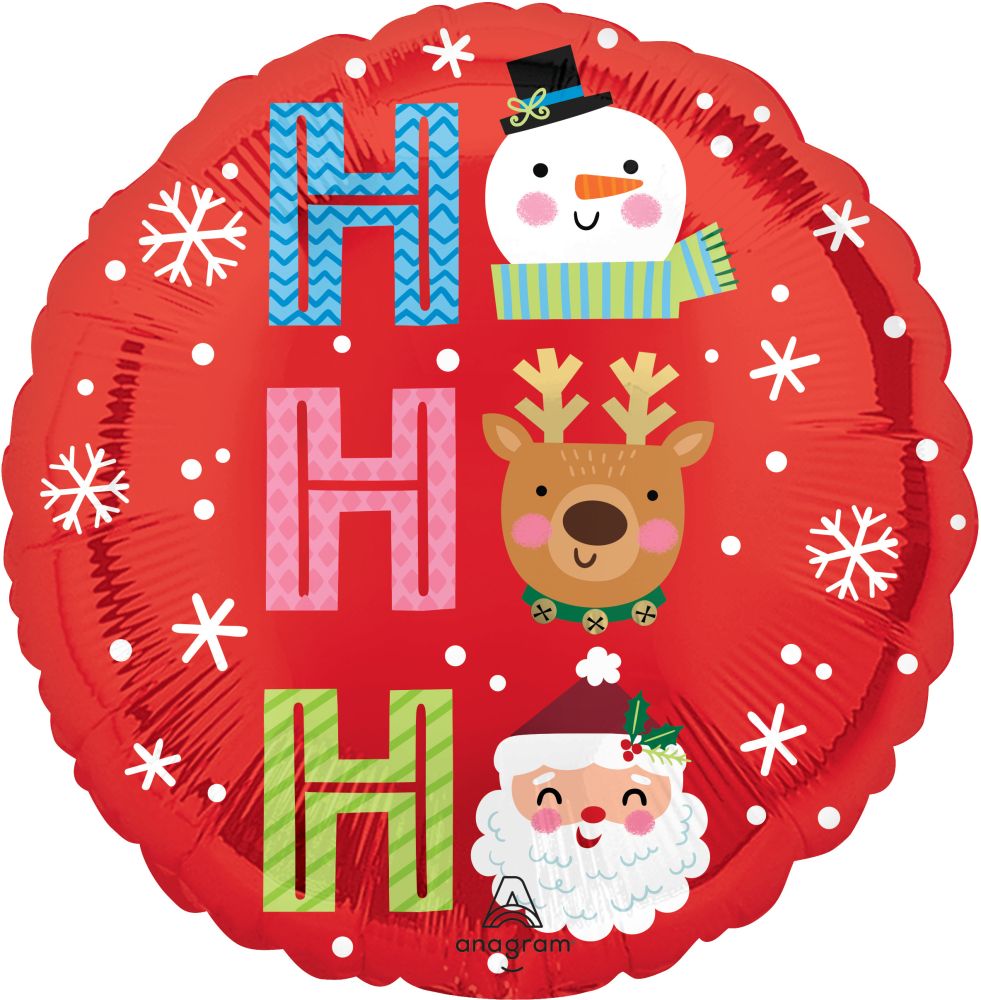 Christmas Ho Ho Ho, Standard Foil Balloon