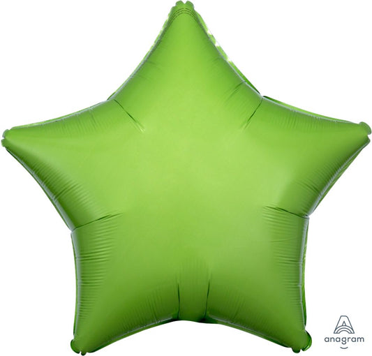 18” Kiwi Green Star Balloon