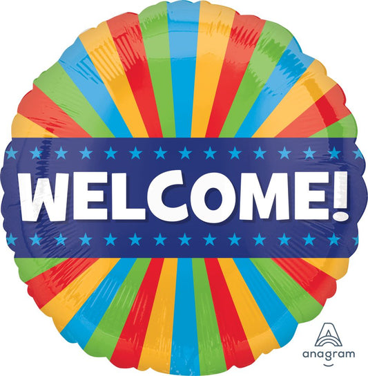18" Welcome Blitz Balloon