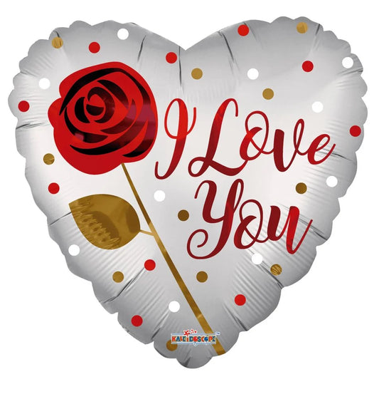 18" I Love You Rose Balloon