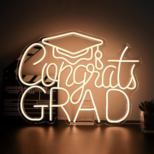 Congrats Grad Neon Sign RENTAL