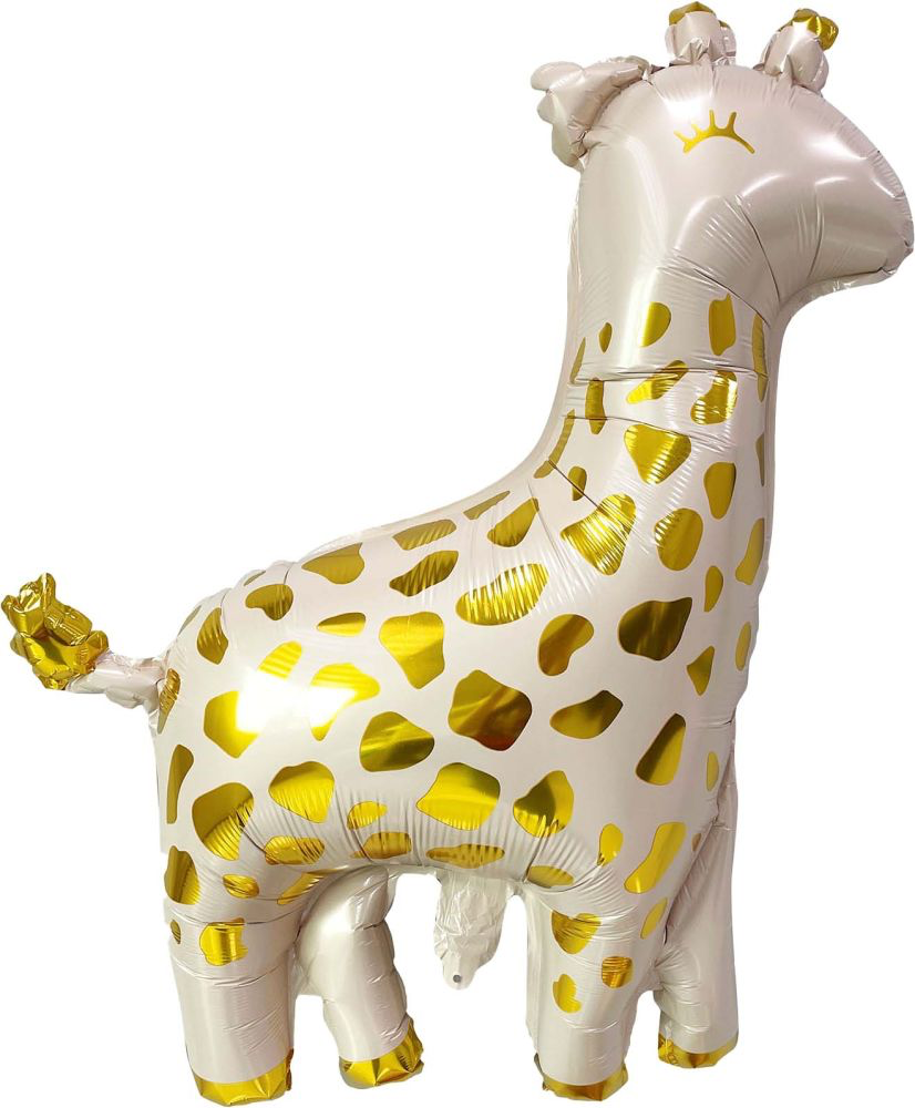 Giraffe White Jumbo Foil Balloon