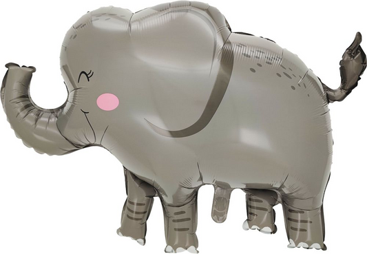 Jungle Elephant Jumbo Foil Balloon
