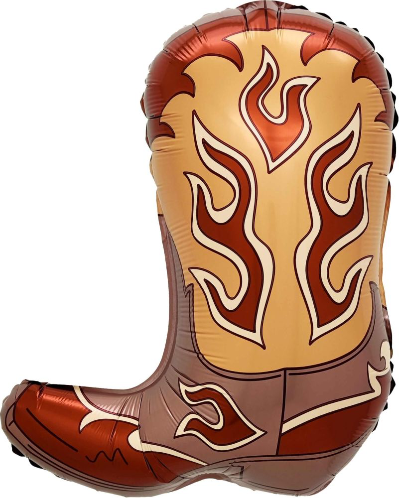 Cowboy Boot Jumbo Foil Balloon