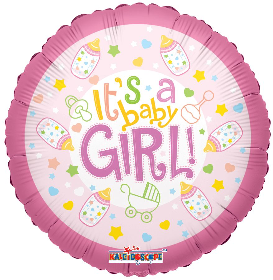 It’s A Baby Girl Standard Foil Balloon