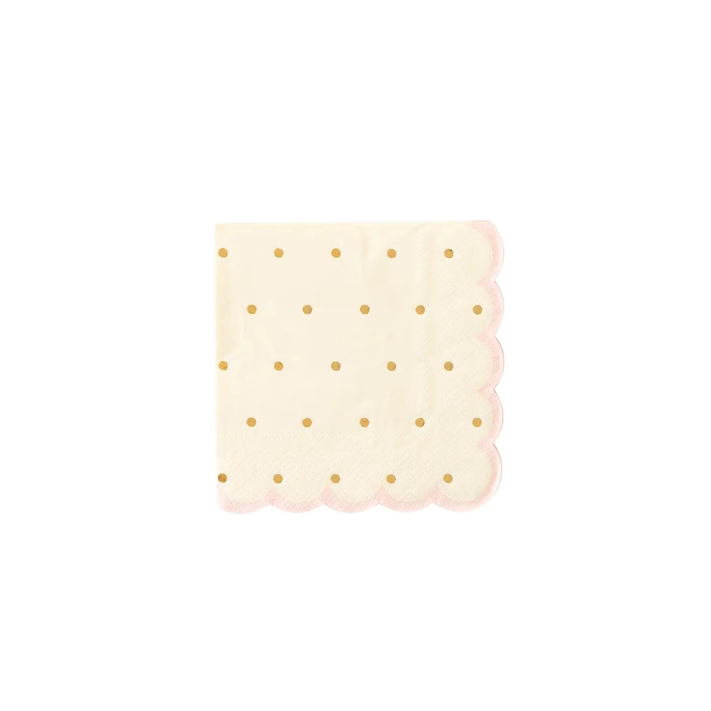 Princess Scalloped Cocktail Napkin