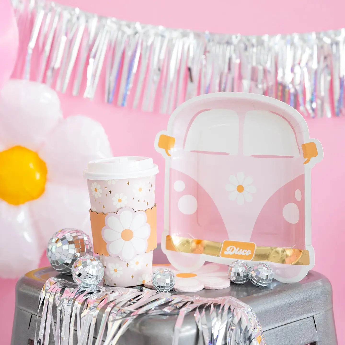 Disco Daisy To Go Cups