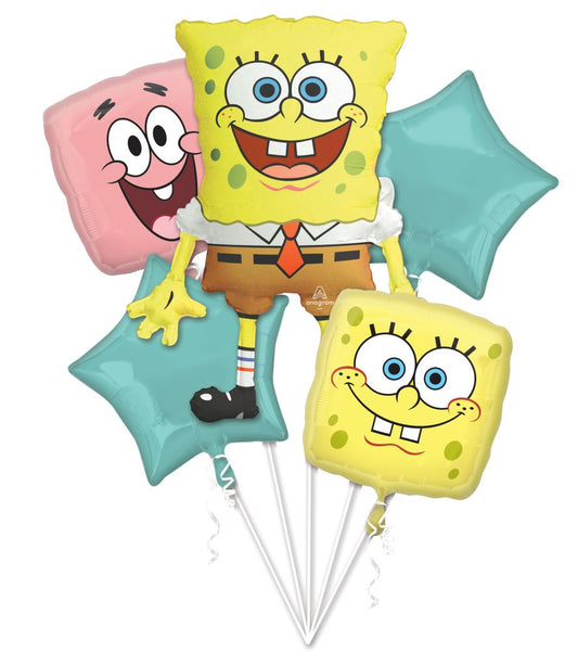 SpongeBob Balloon Bouquet (Helium)