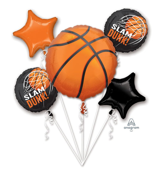 Basketball Balloon Bouquet (Helium)