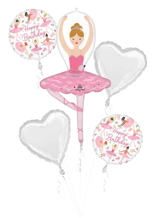 Ballerina Balloon Bouquet (Helium)