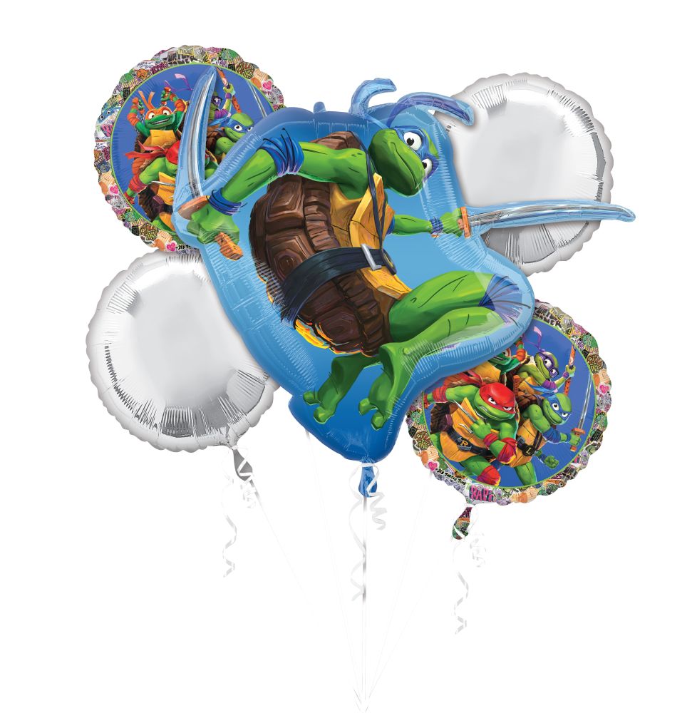 Ninja Turtle Balloon Bouquet (Helium)