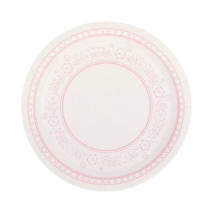 PEM1140 - Pembroke Small Pink Floral 7" Plate