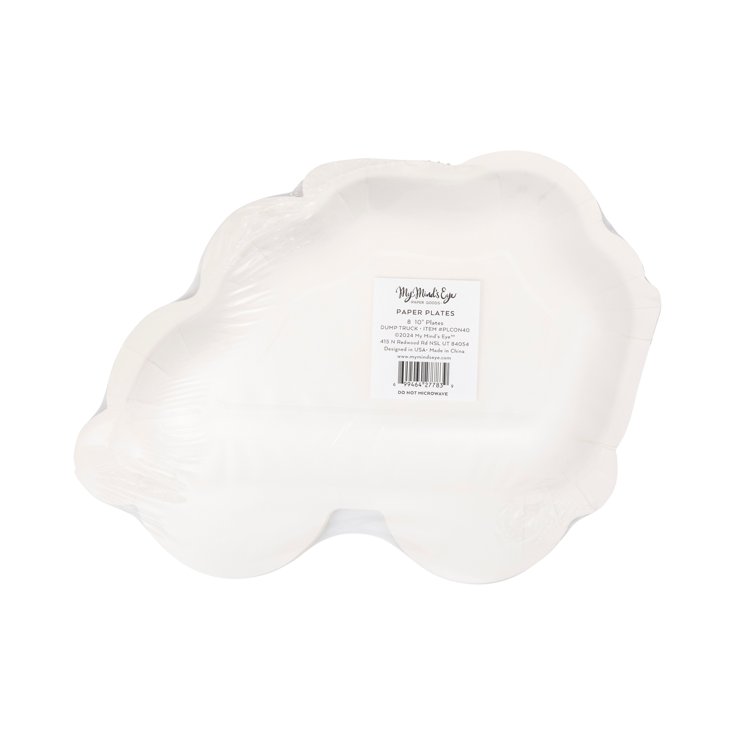 PLCON40 - Construction Dump Truck Shaped Plate