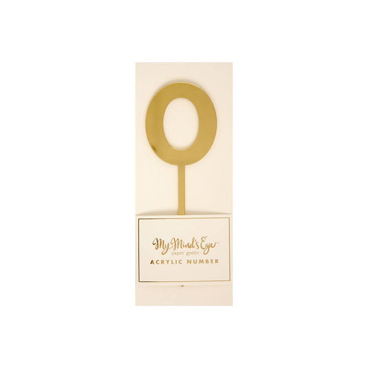 Basic Gold 
 Acrylic Number 0