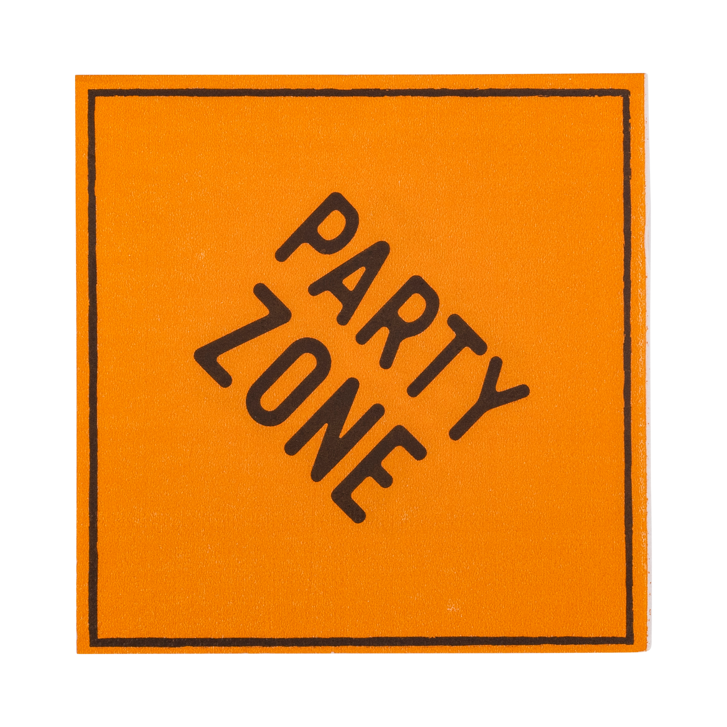 PLCON37 - Construction Sign Cocktail Napkin
