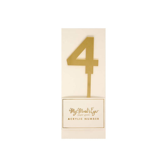 Basic Gold
  Acrylic Number 4