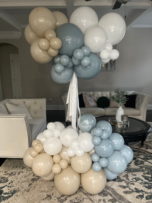 Welcome Baby Balloon Bouquet Air Filled